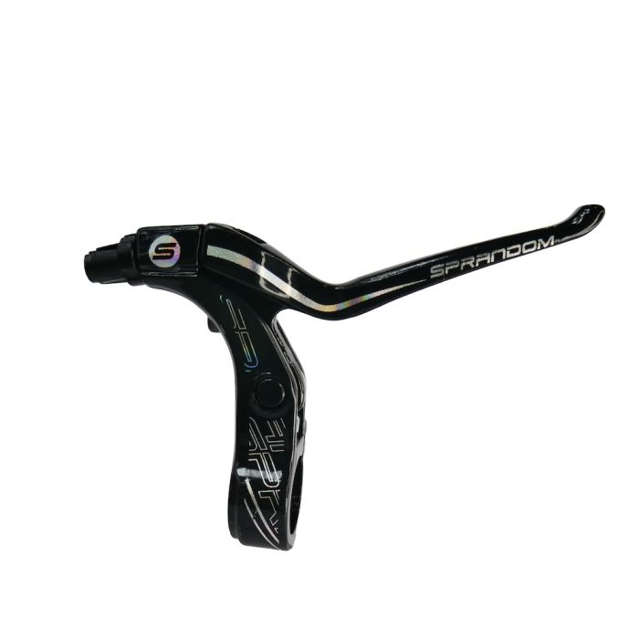 SPRANDOM (459) Cold Forged Full Alloy Brake Lever with Stickers - Black/Silver