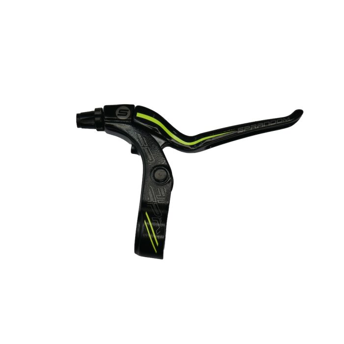 SPRANDOM (459) Cold Forged Full Alloy Brake Lever with Stickers - Black/Green