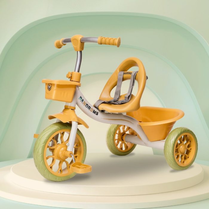 PANDROMS Kids Tricycle (PTC3003) - Off-White/Beige/Olive